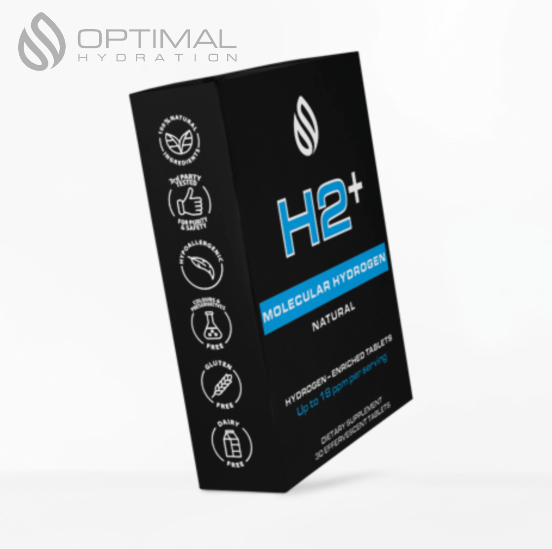 OH-H2+ Molecular Hydrogen Tablets - Natural